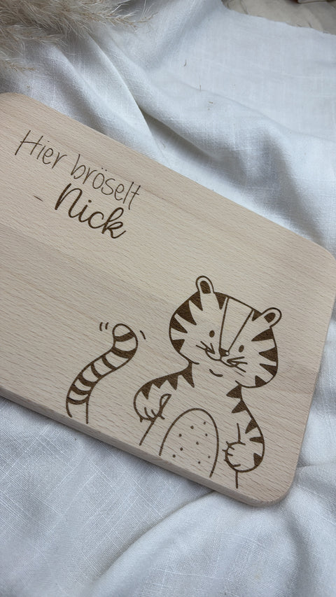 Frühstücksbrettchen personalisiert