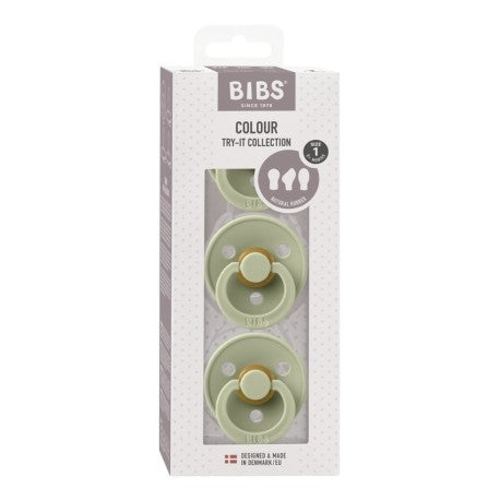 BIBS Try-It Colour - 3er-Pack Gr. 1 (0-6 Mon)