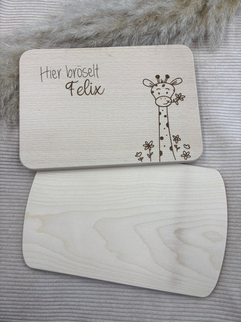 Frühstücksbrettchen personalisiert