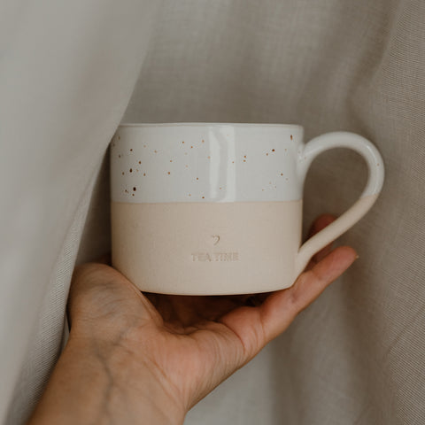Tasse Tea Time - Eulenschnitt
