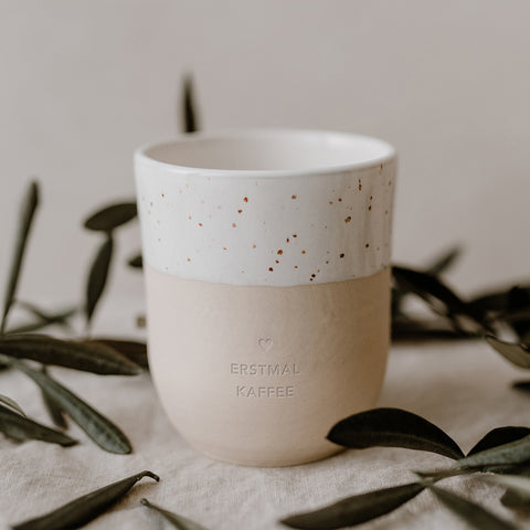 Becher Erstmal Kaffee - Eulenschnitt