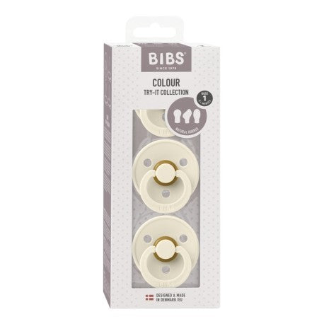 BIBS Try-It Colour - 3er-Pack Gr. 1 (0-6 Mon)