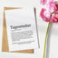 Postkarte Definition Tagesmutter